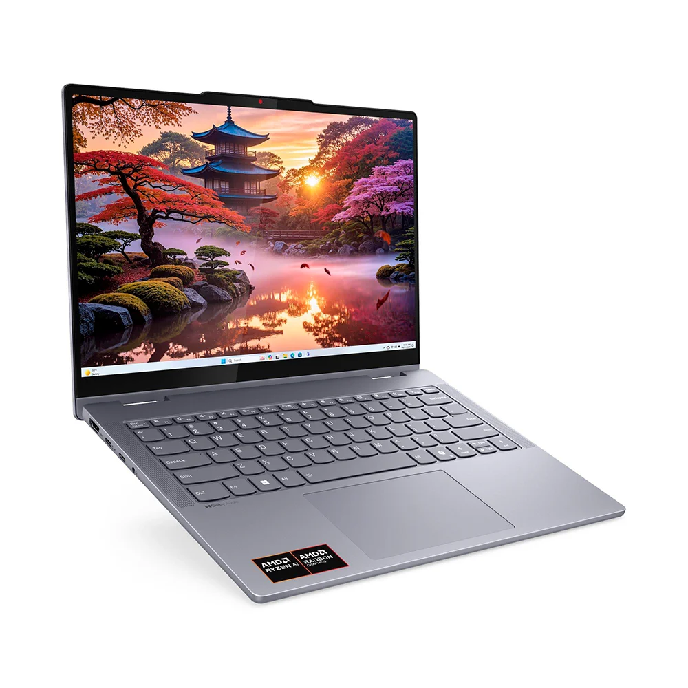 Laptop 2-en-1 Lenovo IdeaPad 5 - 14" WUXGA Táctil - AMD Ryzen 5 8645HS - 16GB - 512GB SSD - (83KT006PLM)