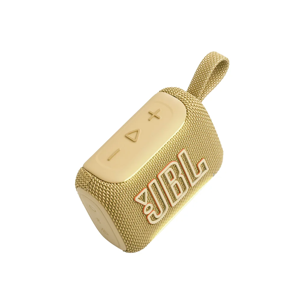 Parlante Bluetooth JBL Go 5 Amarillo Ultraportátil Resistente al Agua