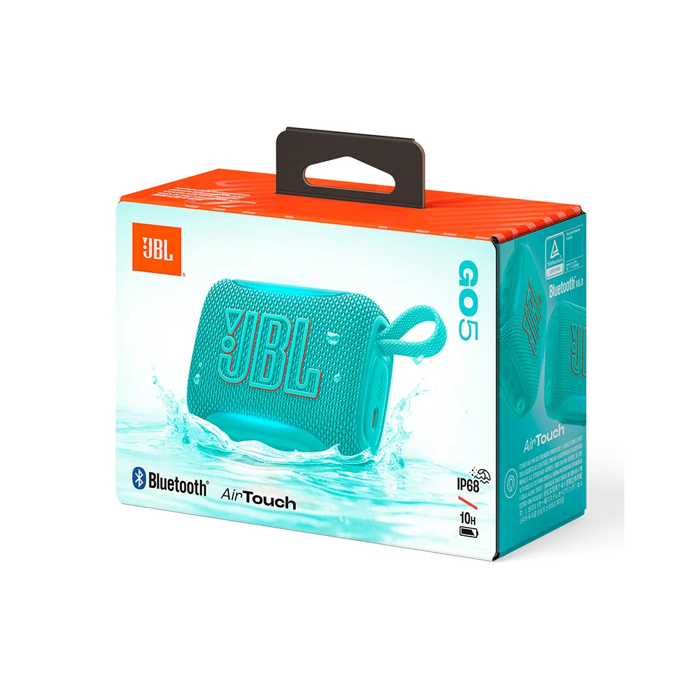 Parlante Bluetooth JBL Go 5 Azul Teal Ultraportátil Resistente al Agua