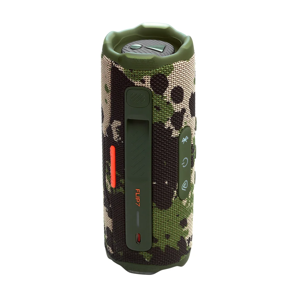 Parlante Bluetooth JBL Flip 7 Squad Camuflado con AI Sound Boost