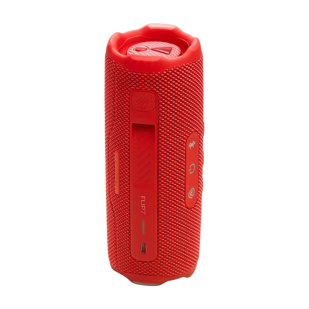 Parlante Bluetooth JBL Flip 7 Rojo Resistente al Agua con AI Sound Boost