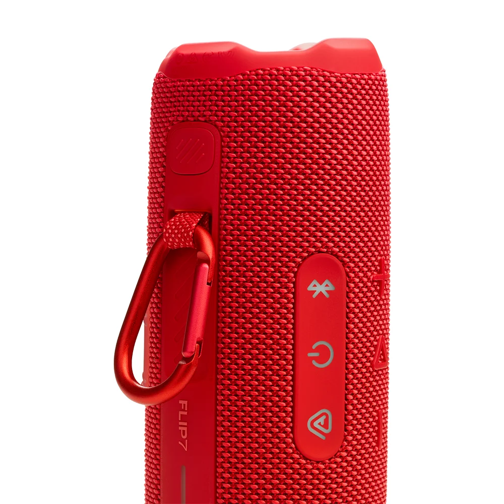 Parlante Bluetooth JBL Flip 7 Rojo Resistente al Agua con AI Sound Boost