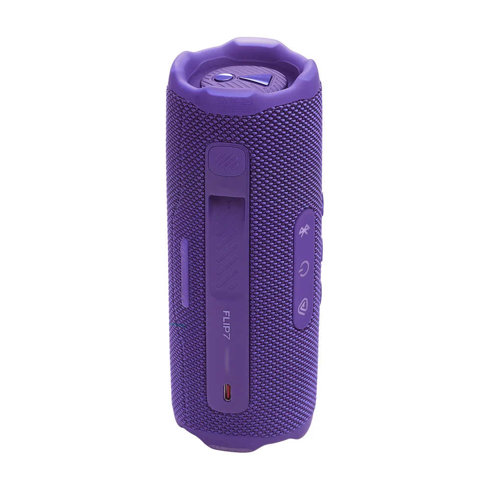 Parlante Bluetooth JBL Flip 7 Morado Resistente al Agua con AI Sound Boost