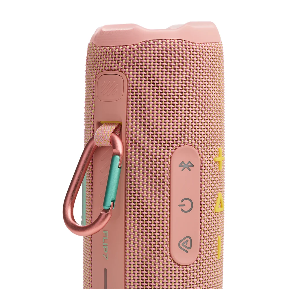 Parlante Bluetooth JBL Flip 7 Rosa Resistente al Agua con AI Sound Boost