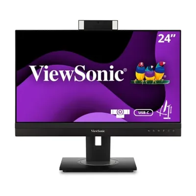 Monitor ViewSonic (VG2456V) | 24" FHD (1920x1080) IPS | 60Hz | Webcam FHD