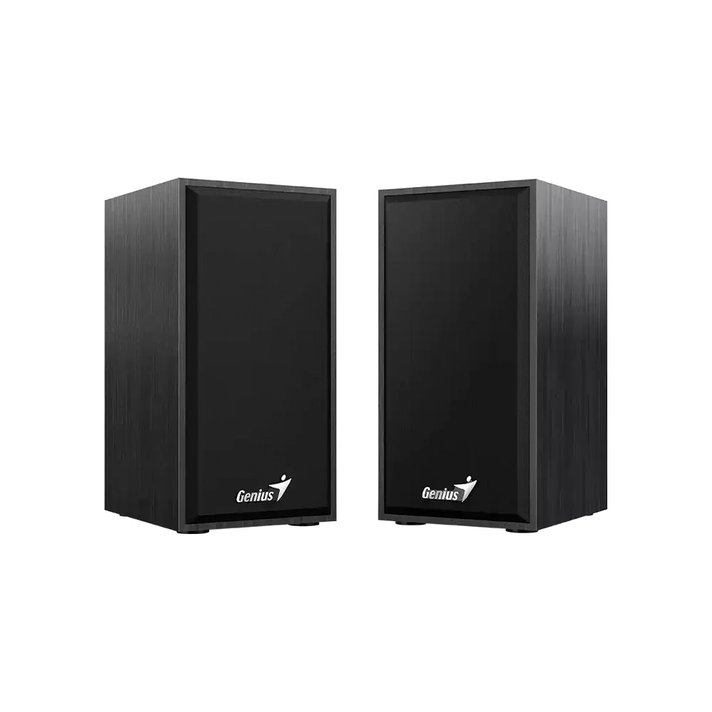 Parlantes Genius SP-HF180 USB 6W con Madera y Audio 3.5mm - 31730029401
