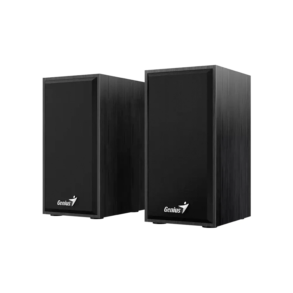 Parlantes Genius SP-HF180 USB 6W con Madera y Audio 3.5mm - 31730029401