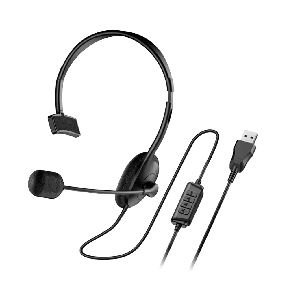 Audífono Genius HS-100U Mono USB con Micrófono – 31710027400