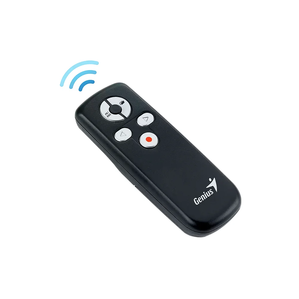 Presentador Genius Media Pointer 100 Inalámbrico con Láser – 31090015100