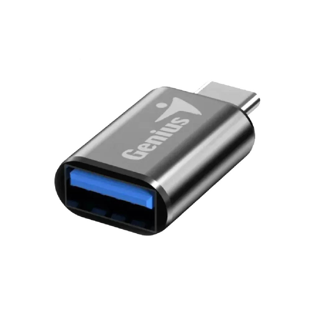 Adaptador Genius ACC-C2A USB-C a USB-A 3.0 Gris Oscuro – 32590002400
