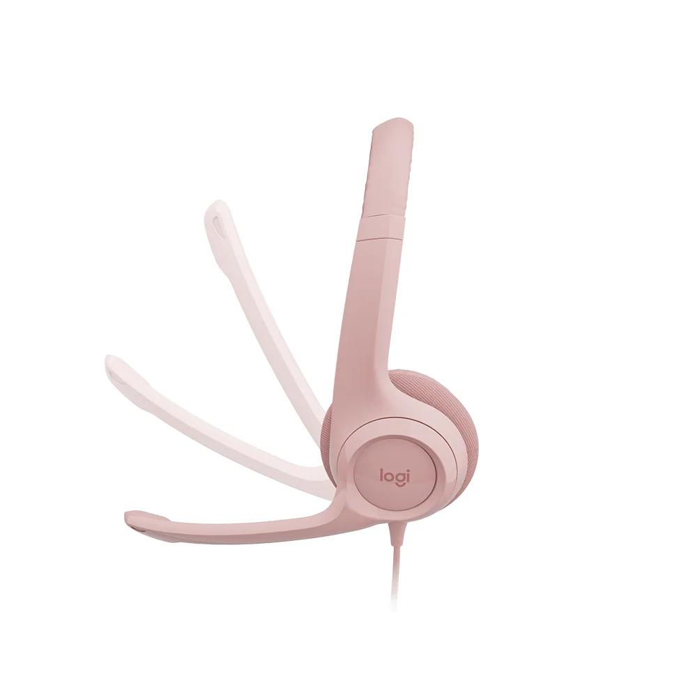 Audífono con Micrófono Logitech H390 USB Rosa - 981-001280
