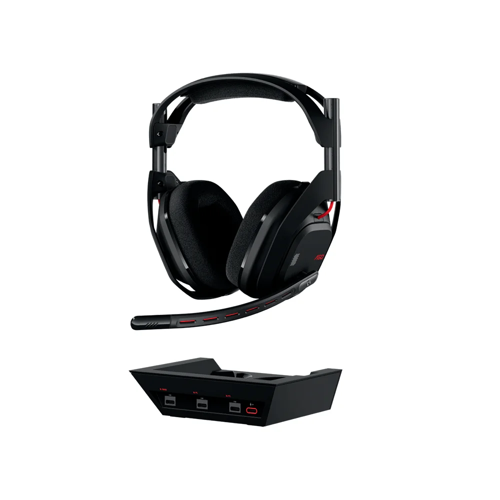Audífonos Logitech G ASTRO A50 Gen 5 LIGHTSPEED 24 bits USB-C negro con estación base - 939-002217