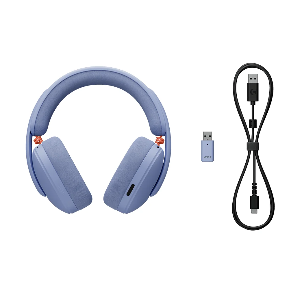 Audífonos Logitech G325 LIGHTSPEED inalámbricos Bluetooth 24 bits lila - 981-001537