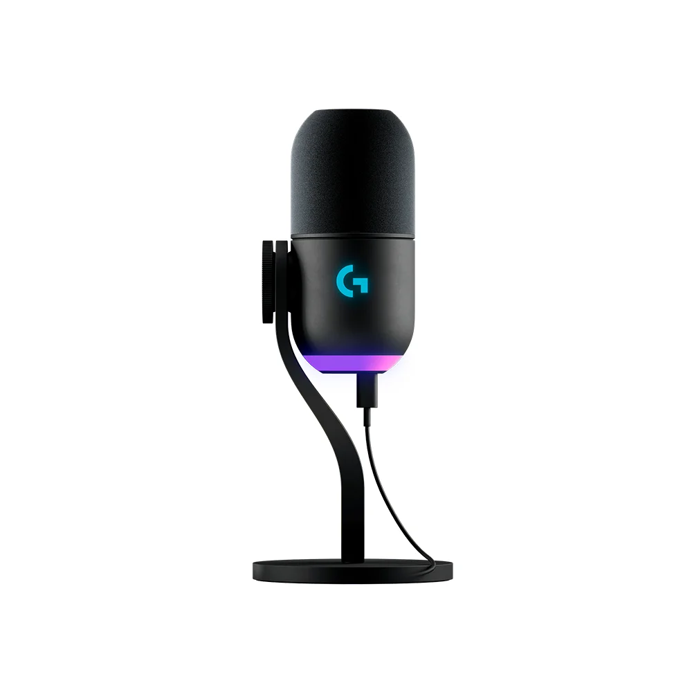 Micrófono Logitech G Yeti GX USB dinámico supercardioide RGB LIGHTSYNC negro – 988-000568