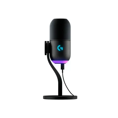 Micrófono Logitech G Yeti GX USB dinámico supercardioide RGB LIGHTSYNC negro – 988-000568