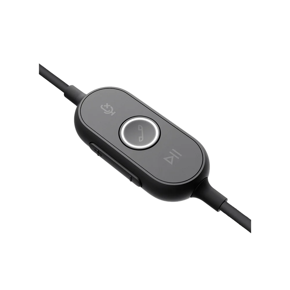 Audífonos Logitech Zone Wired UC USB-C/USB-A con micrófono dual con cancelación de ruido - 981-000876