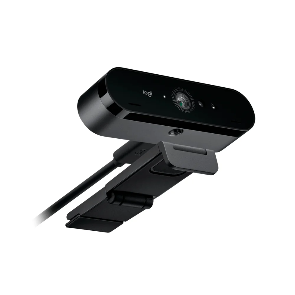 Webcam Logitech Brio 4K Ultra HD HDR USB-C con Windows Hello y micrófono dual - 960-001723