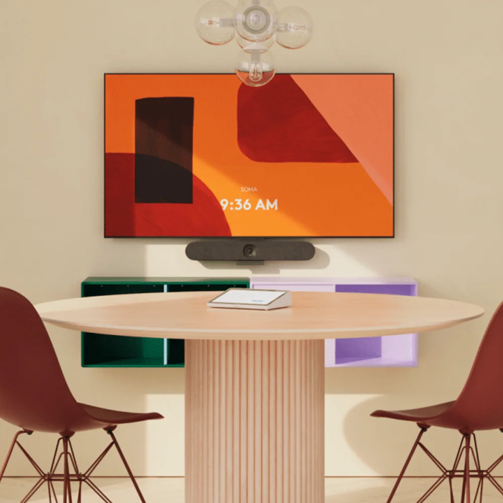 Barra de video Logitech Rally Bar Huddle 4K todo en uno grafito para salas pequeñas - 960-001509