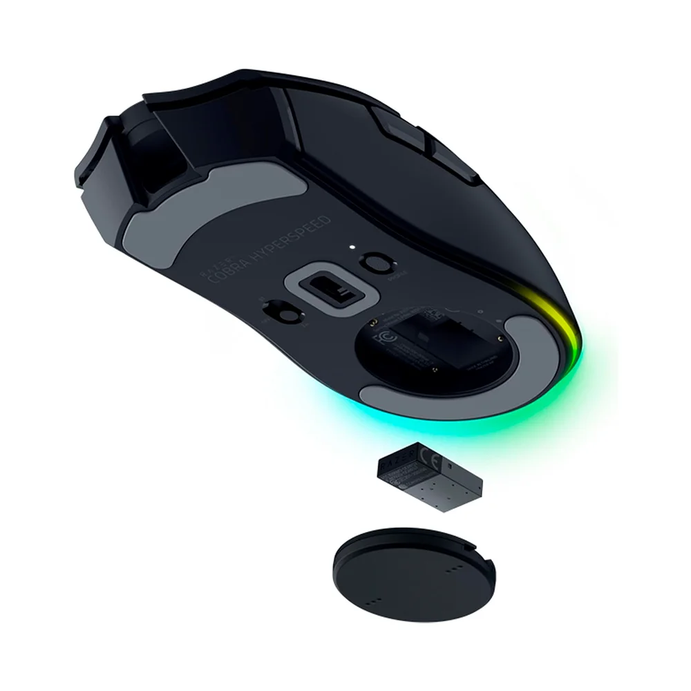 Mouse gamer inalámbrico Razer Cobra HyperSpeed Focus X 26K, RGB, USB-C, negro | RZ01-05570100-R3U1