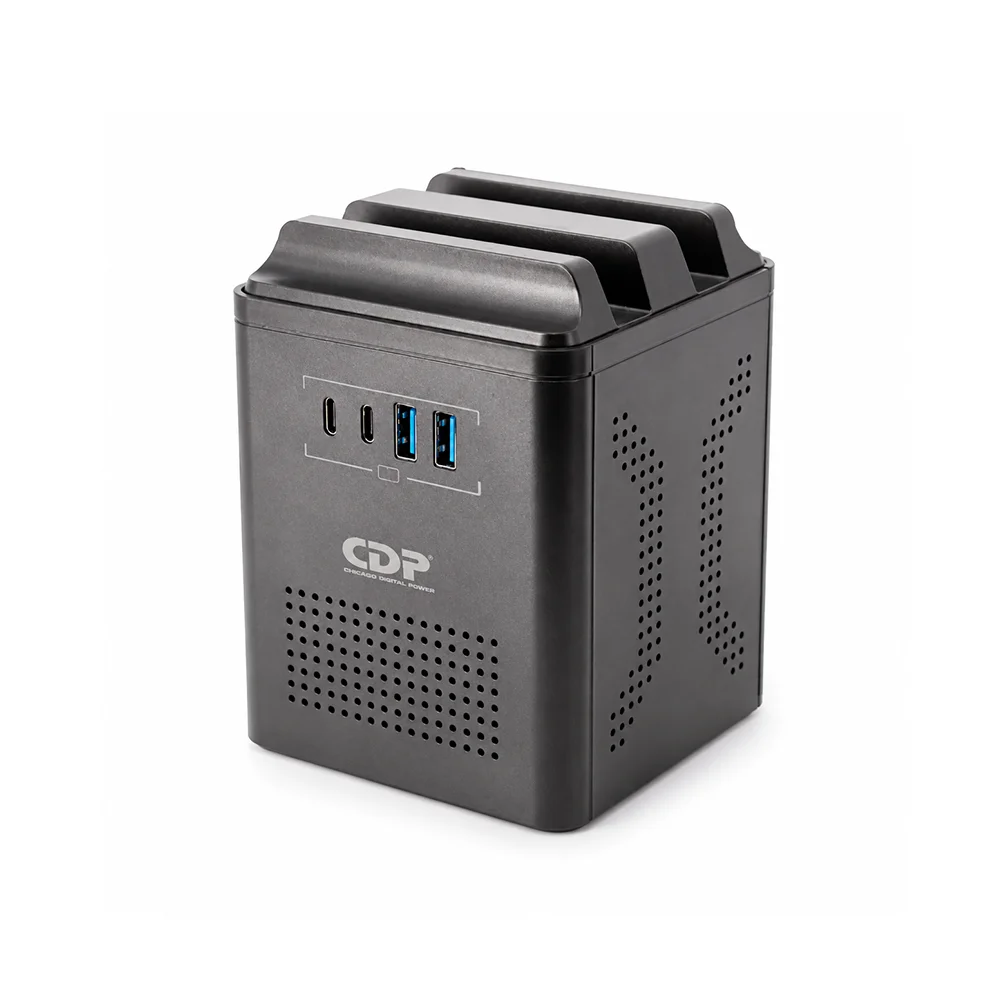 Estabilizador CDP RUAVR1004I 1000VA/500W 220V con 4 salidas Nema Universal y 4 puertos USB