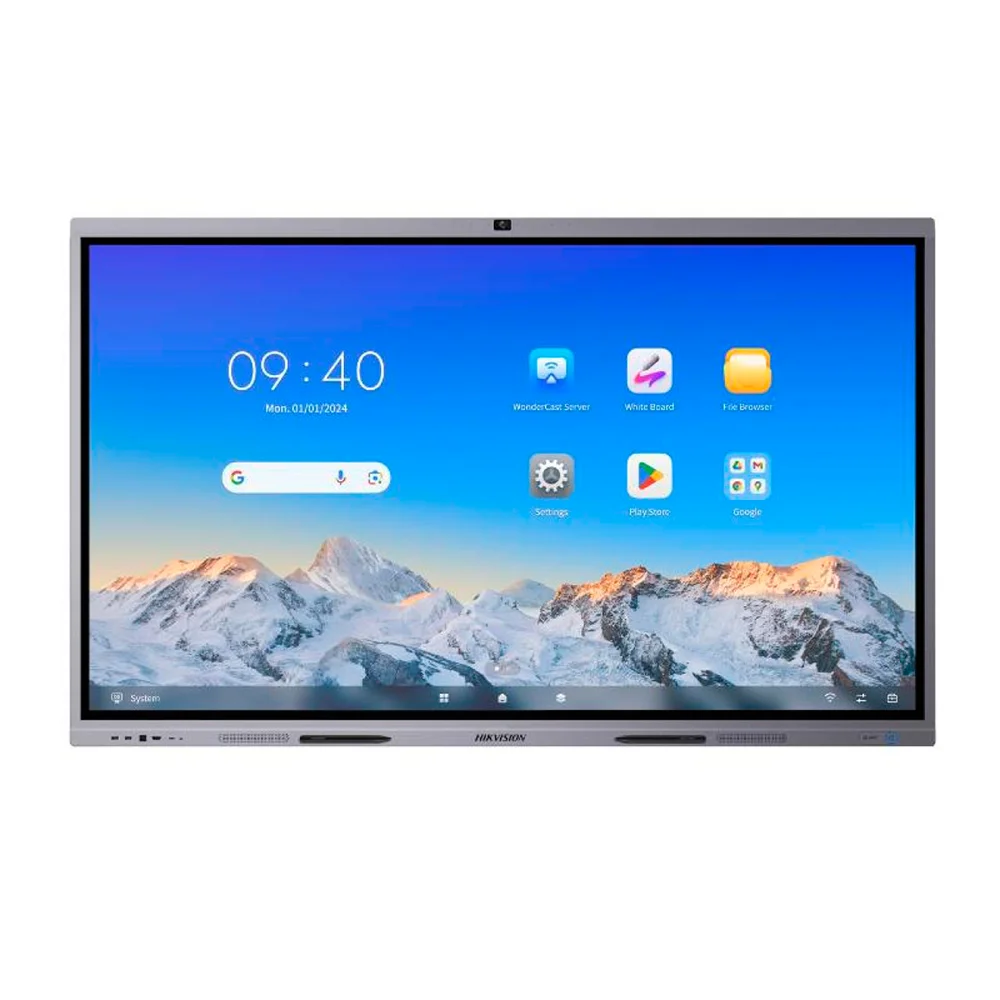 Pantalla interactiva Hikvision DS-D5B75RB/EL 75" 4K Android 13 8GB RAM 64GB | 321000678