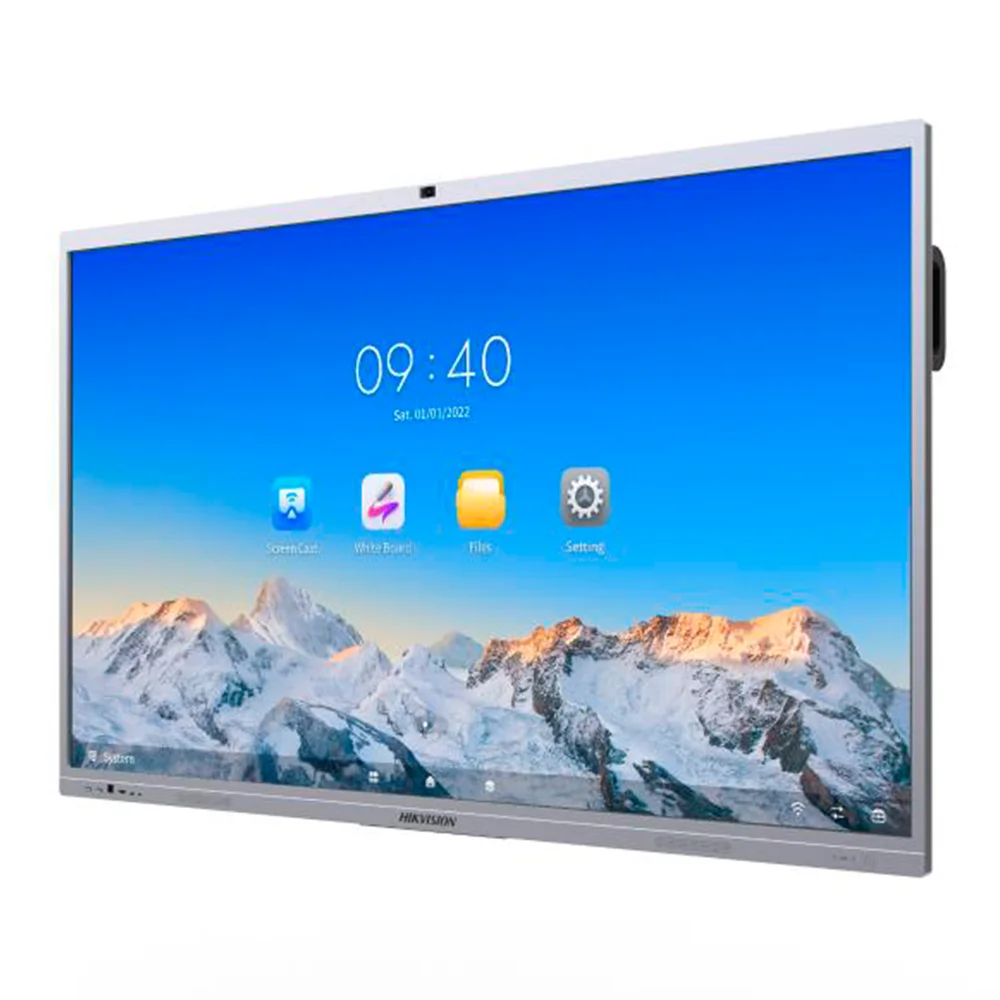 Pantalla interactiva Hikvision DS-D5C86RB/B2L 86" 4K Android 14 8GB 128GB EDLA táctil 50 puntos | 321000596