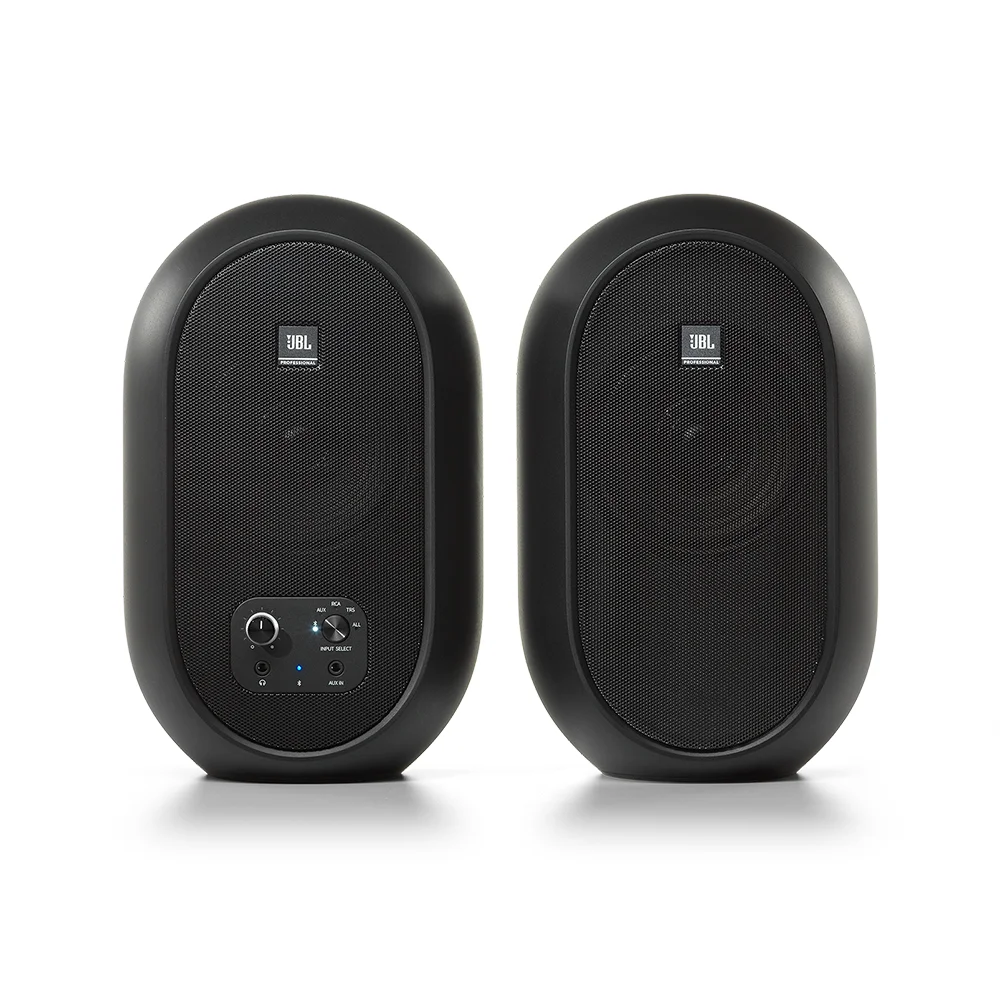 Monitores de referencia de escritorio JBL 104-BT Bluetooth 5.0 60 W, par negro – 104SET-BT-US