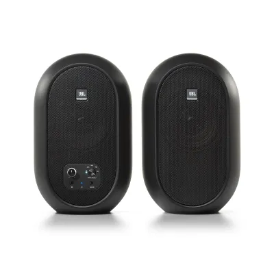 Monitores de referencia de escritorio JBL 104-BT Bluetooth 5.0 60 W, par negro – 104SET-BT-US