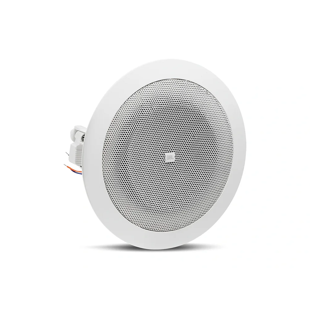 Parlante empotrable de techo JBL Professional 8124, 4 pulgadas full range, 70V/100V, blanco, 93 dB