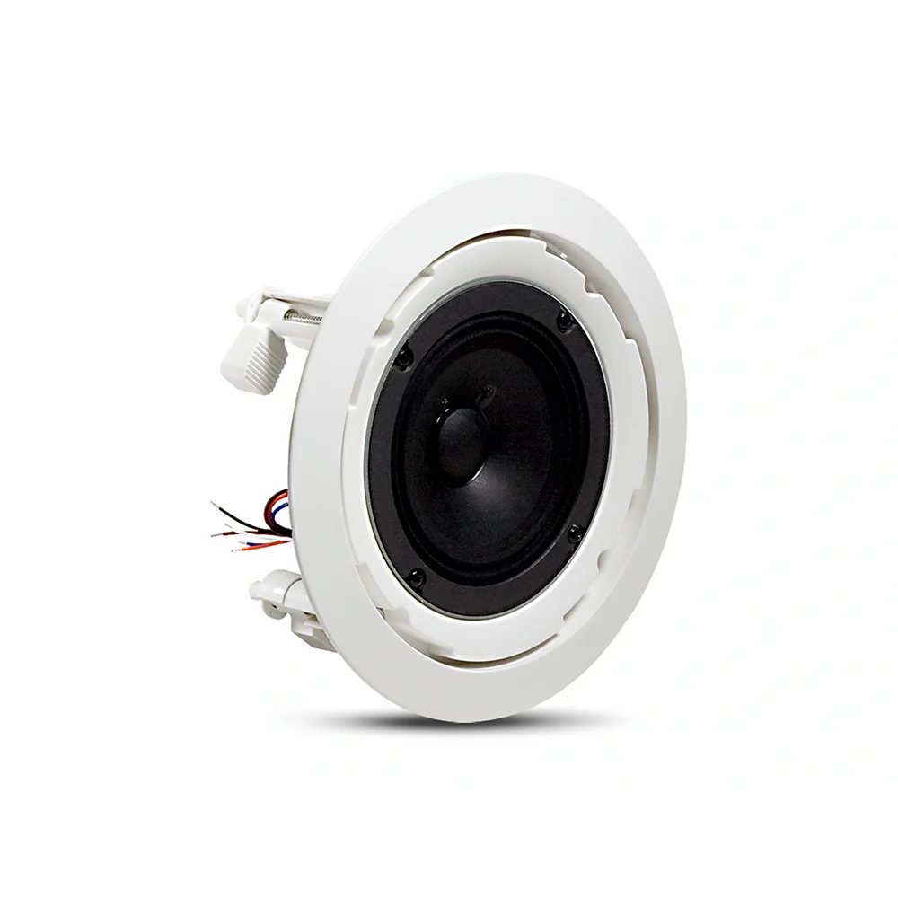 Parlante empotrable de techo JBL Professional 8124, 4 pulgadas full range, 70V/100V, blanco, 93 dB