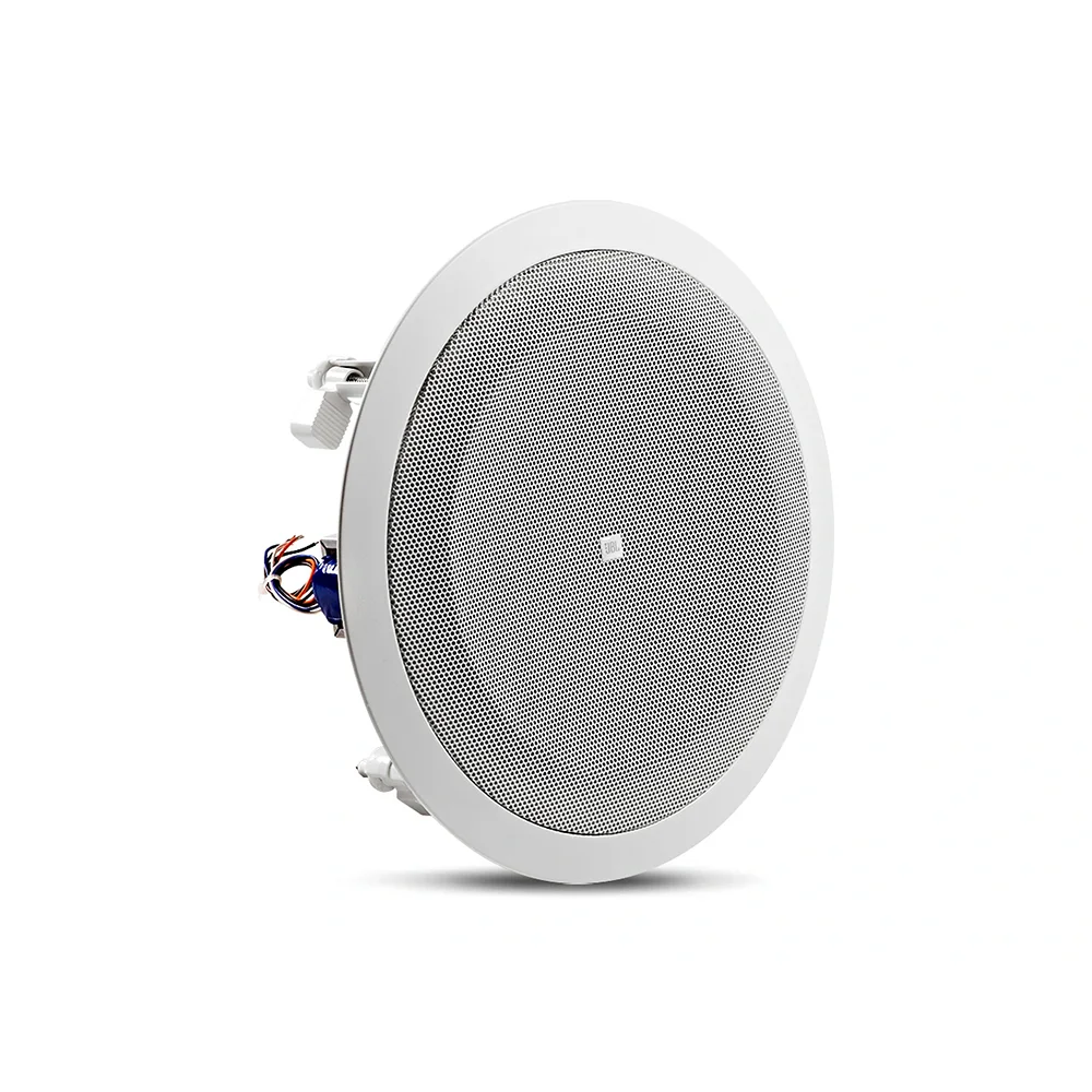 Parlante empotrable de techo JBL Professional 8128, 8 pulgadas full range, 70V/100V, blanco, 97 dB