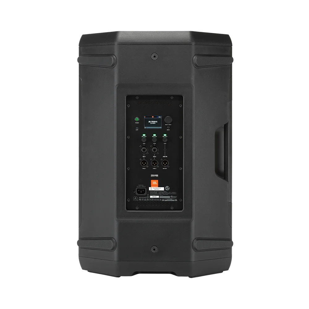 Parlante PA activo JBL PRX915 de 15 pulgadas, 2000 W pico, DSP DriveRack, control JBL Pro Connect, negro