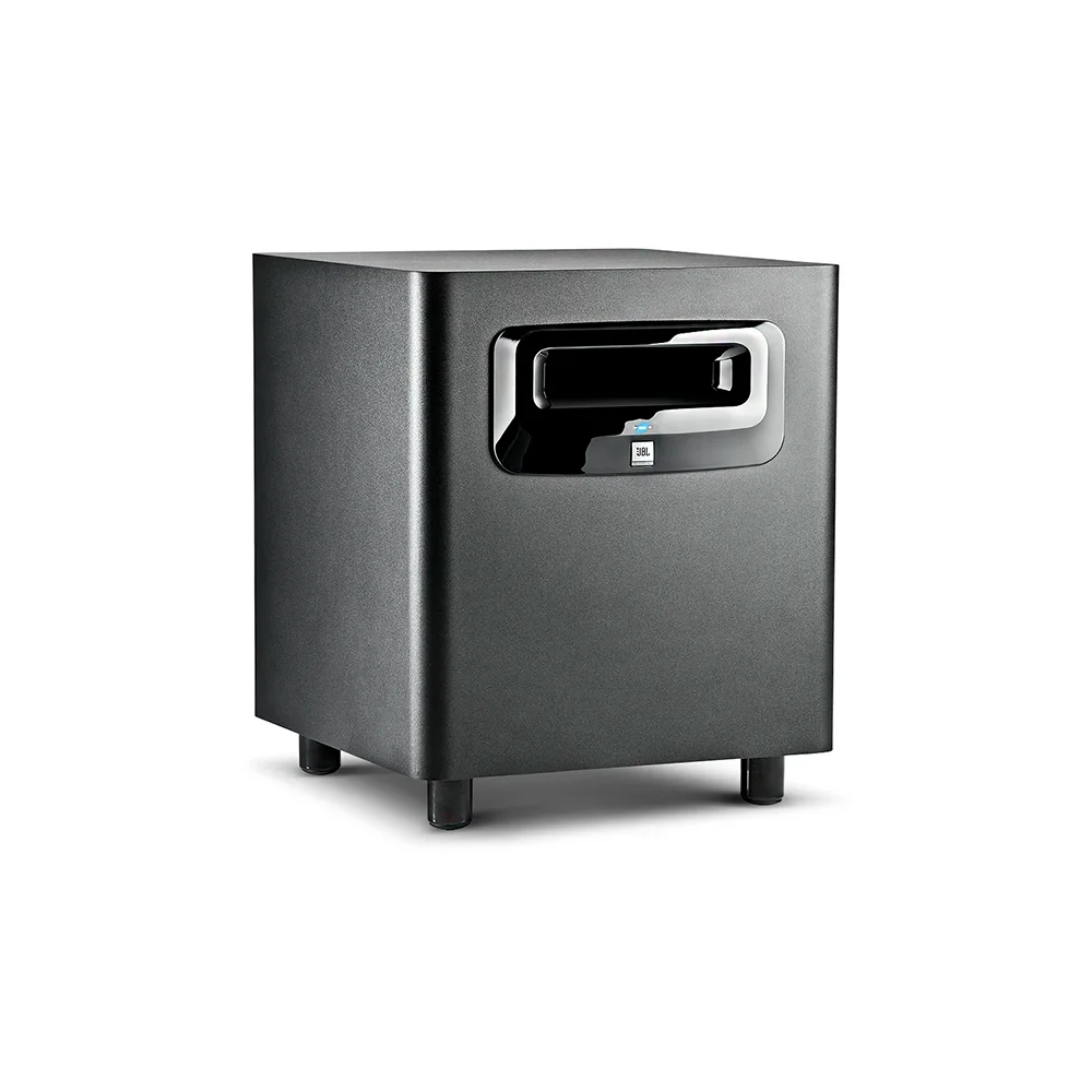 Subwoofer de estudio JBL Professional LSR310S 10 pulgadas, 200 W Clase D, XLR/TRS balanceado, negro