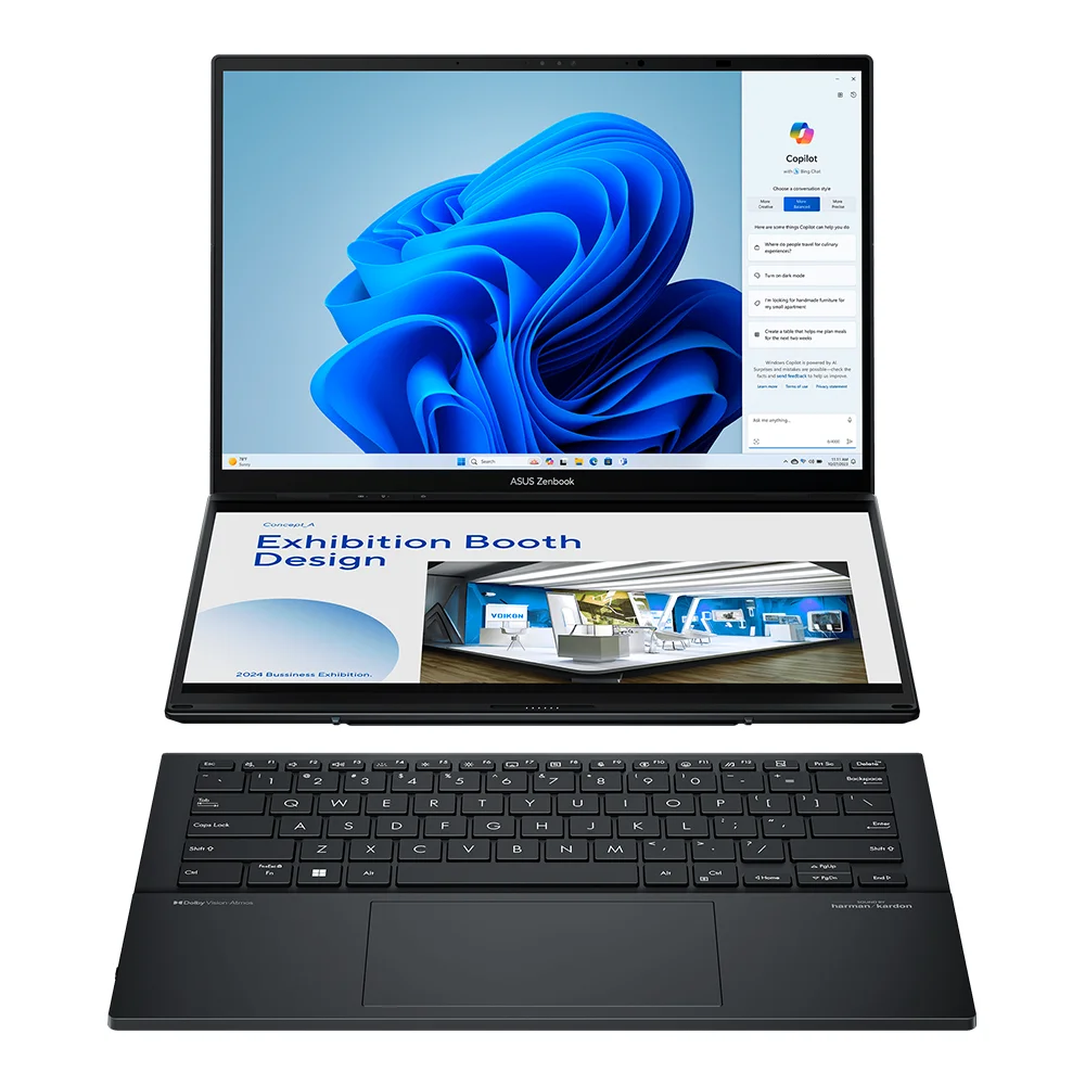Laptop ASUS Zenbook DUO UX8406CA Doble Pantalla OLED 14" Intel Core Ultra 9 16GB 512GB | 90NB14X1-M00TL0