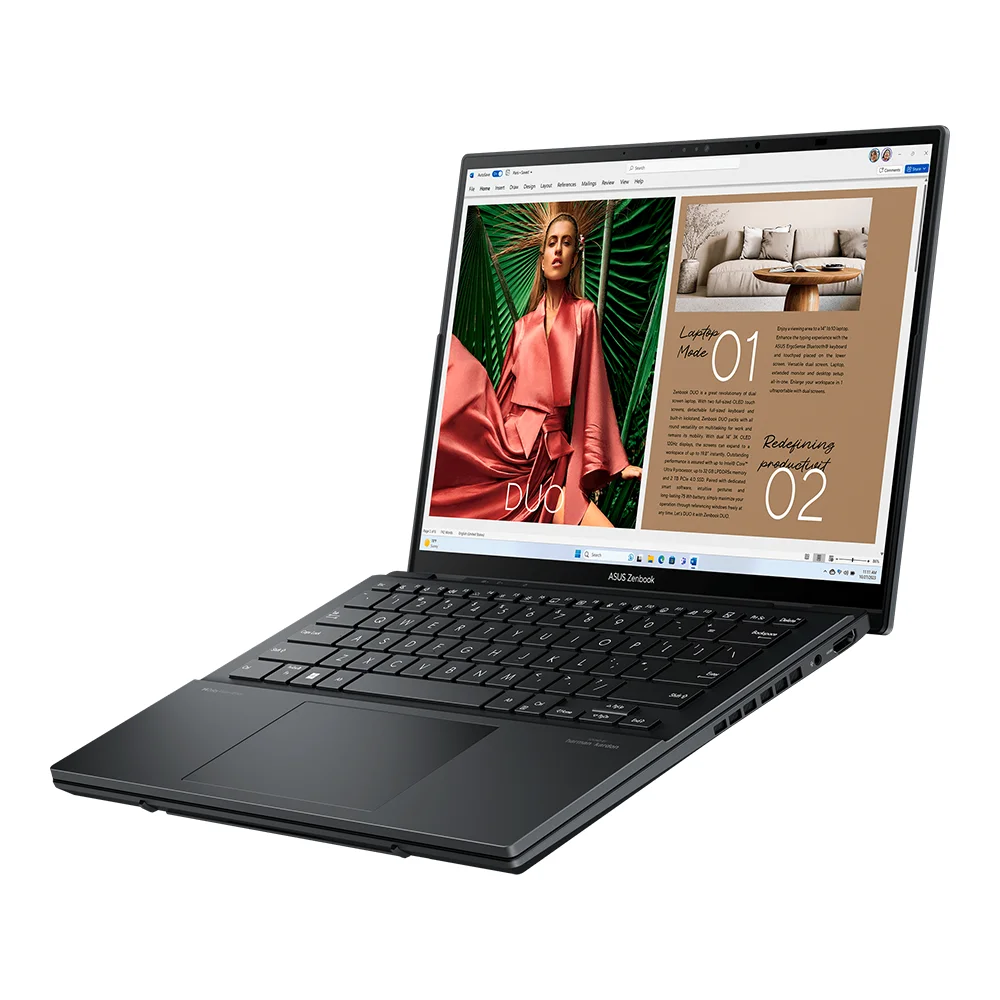 Laptop ASUS Zenbook DUO UX8406CA Doble Pantalla OLED 14" Intel Core Ultra 9 16GB 512GB | 90NB14X1-M00TL0