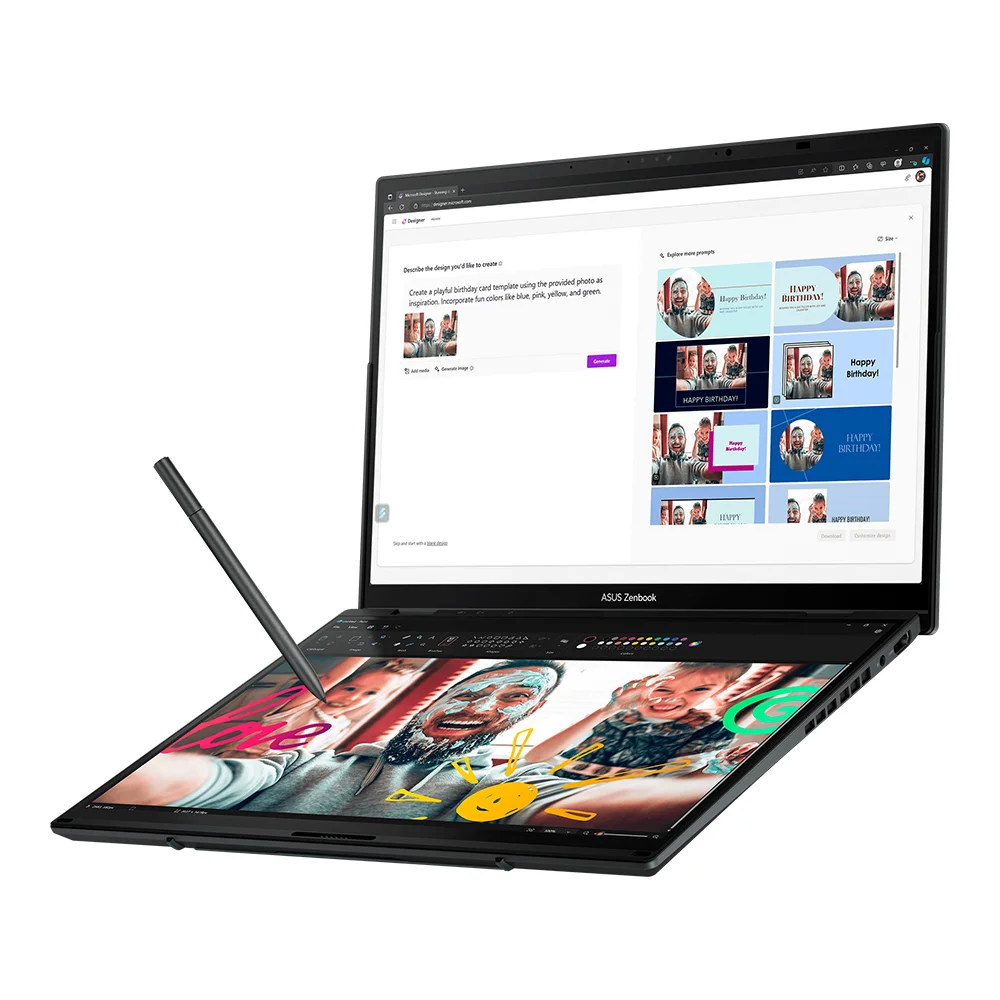 Laptop ASUS Zenbook DUO UX8406CA Doble Pantalla OLED 14" Intel Core Ultra 9 16GB 512GB | 90NB14X1-M00TL0