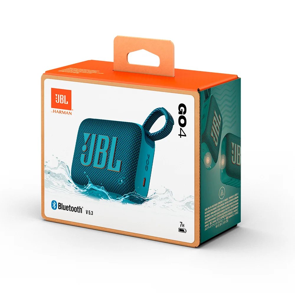 Parlante Bluetooth JBL Go 4, IP67, autonomía de 7 horas, Auracast - JBLGO4BLUAM
