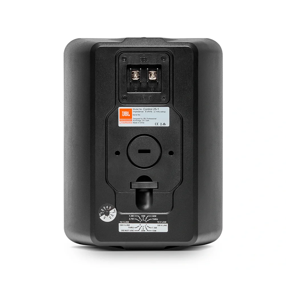 Parlante de instalación JBL Control 25-1 interior/exterior 100 W, 70/100 V