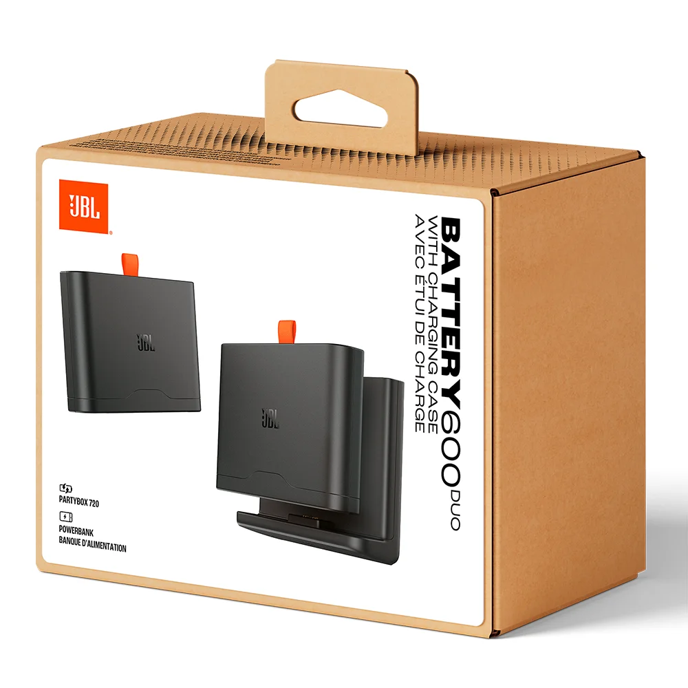 Kit de 2 Baterías JBL Battery 600 Duo con Estuche de Carga USB-C 45W Powerbank - JBLBATT600X2CHCASE