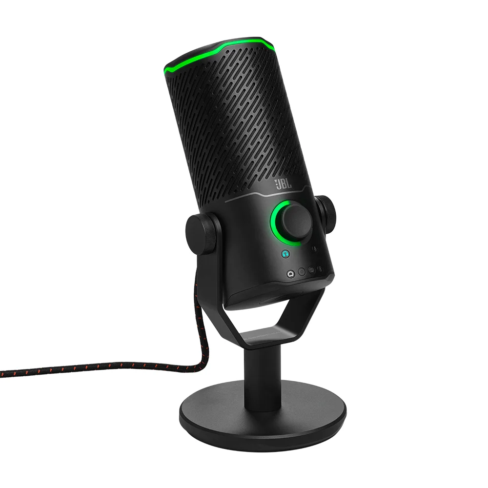 Micrófono USB de Condensador JBL Quantum Stream Studio 4 Patrones Polares 192 kHz Negro - JBLSTRMSTUDIOBLKAM