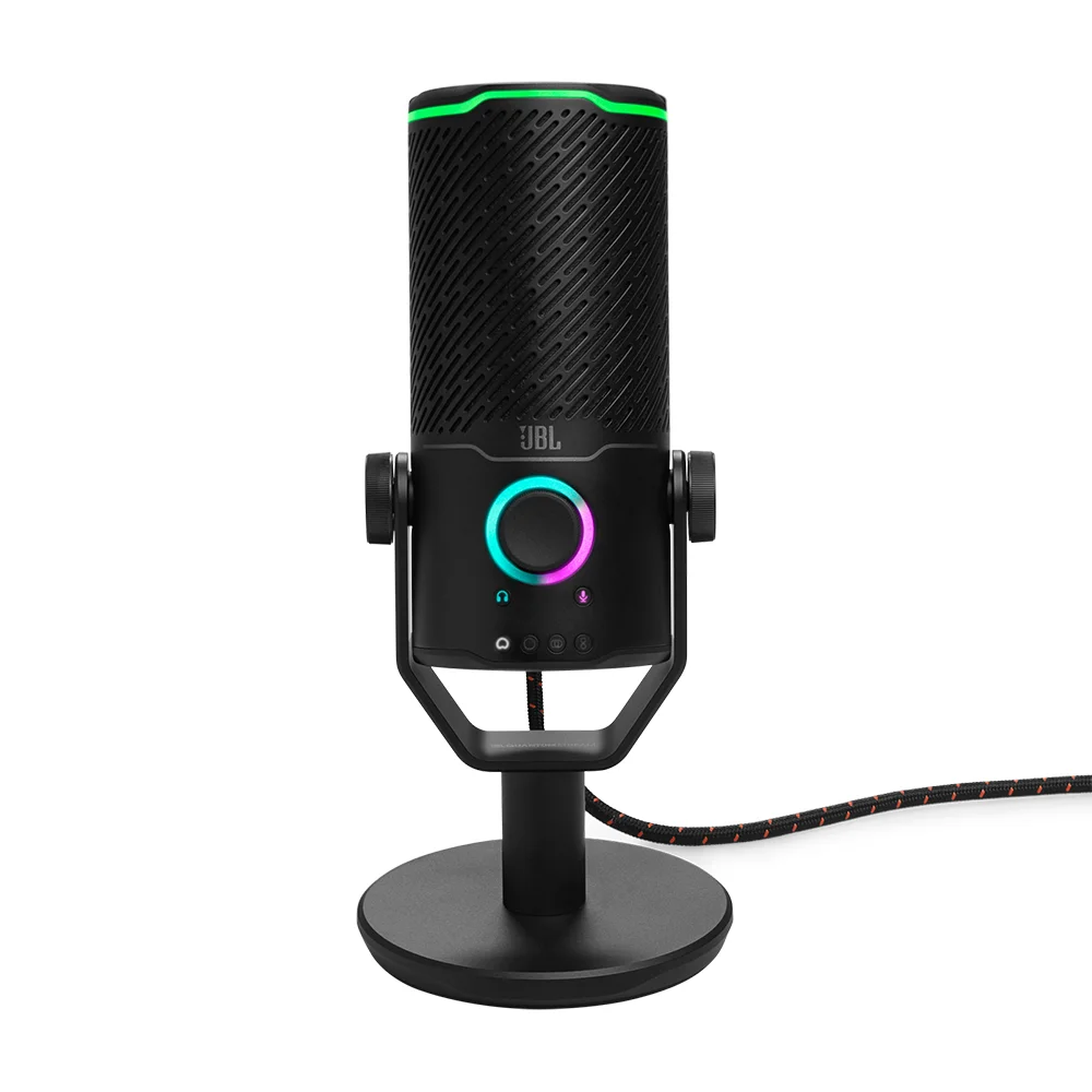 Micrófono USB de Condensador JBL Quantum Stream Studio 4 Patrones Polares 192 kHz Negro - JBLSTRMSTUDIOBLKAM