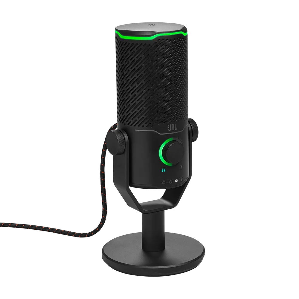 Micrófono USB de Condensador JBL Quantum Stream Studio 4 Patrones Polares 192 kHz Negro - JBLSTRMSTUDIOBLKAM