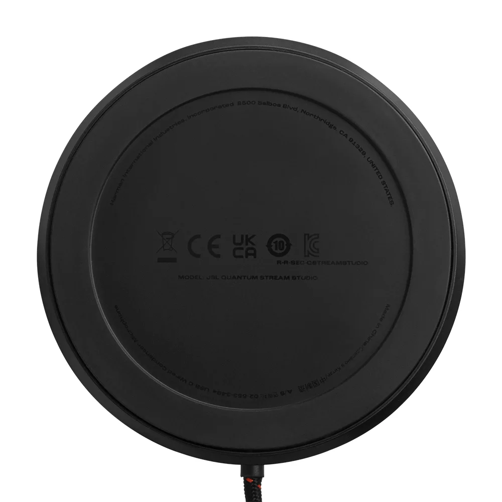 Micrófono USB de Condensador JBL Quantum Stream Studio 4 Patrones Polares 192 kHz Negro - JBLSTRMSTUDIOBLKAM