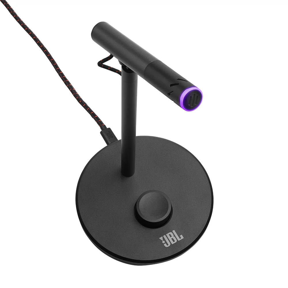 Micrófono USB de Condensador JBL Quantum Stream Talk Supercardioide 96 kHz 24 Bits Negro JBLSTRMTALKBLKAM