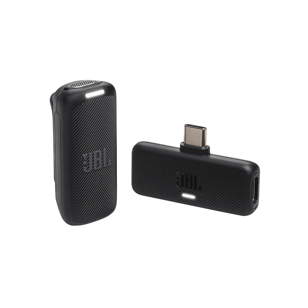 Micrófono Inalámbrico de Solapa JBL Quantum Stream Wireless con Receptor USB-C 2.4 GHz Negro - JBLSTRMWLUSBCBLKAM