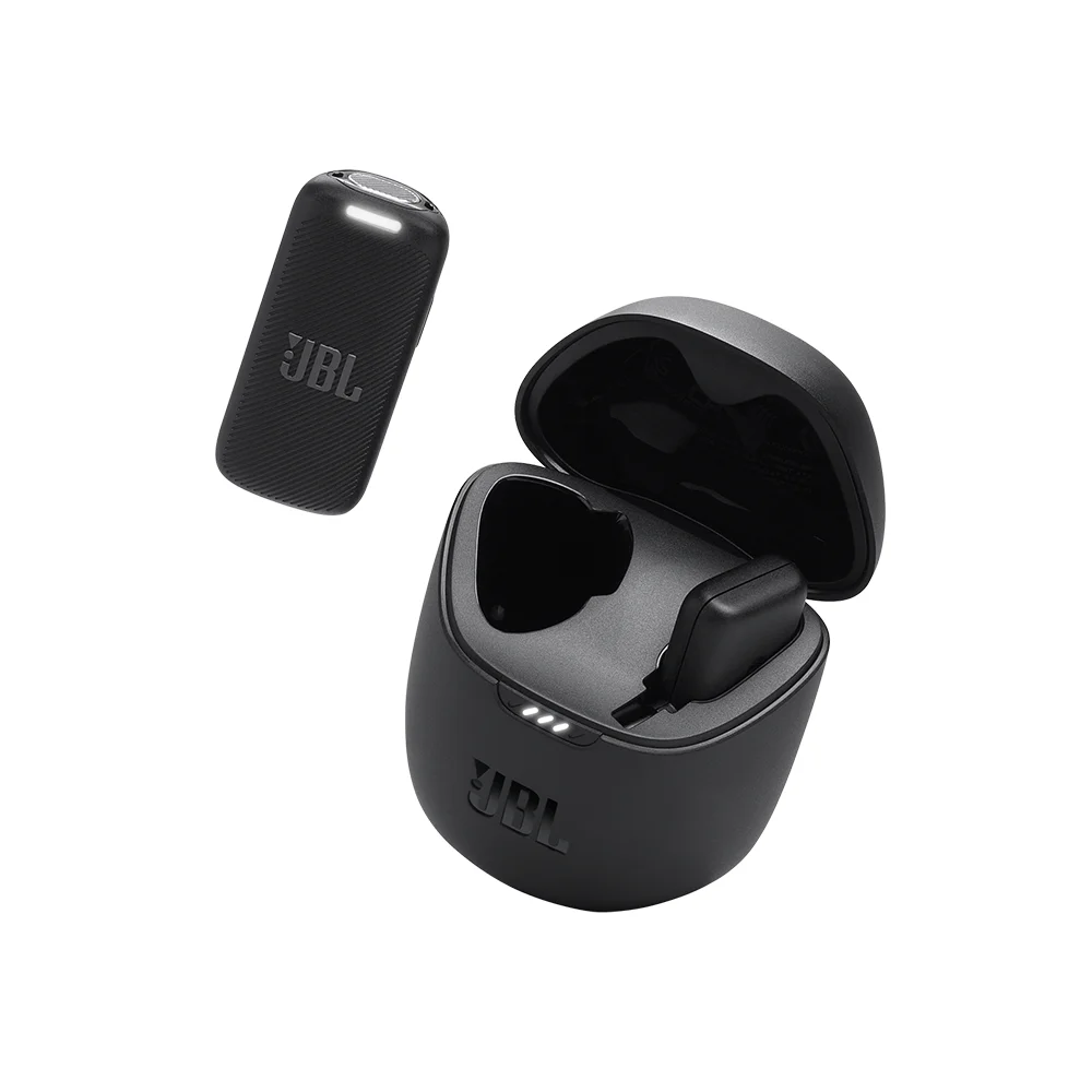 Micrófono Inalámbrico de Solapa JBL Quantum Stream Wireless con Receptor USB-C 2.4 GHz Negro - JBLSTRMWLUSBCBLKAM