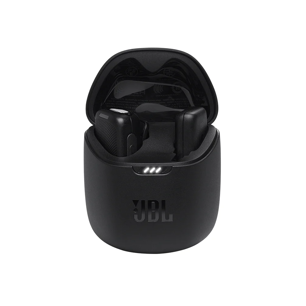 Micrófono Inalámbrico de Solapa JBL Quantum Stream Wireless con Receptor USB-C 2.4 GHz Negro - JBLSTRMWLUSBCBLKAM