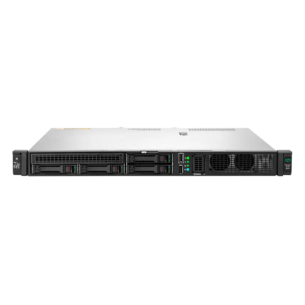 Servidor rack HPE ProLiant DL20 Gen11 Xeon 6325P 32 GB, 2 SSD 480 GB, 1U, 4 SFF - P86721-DM5