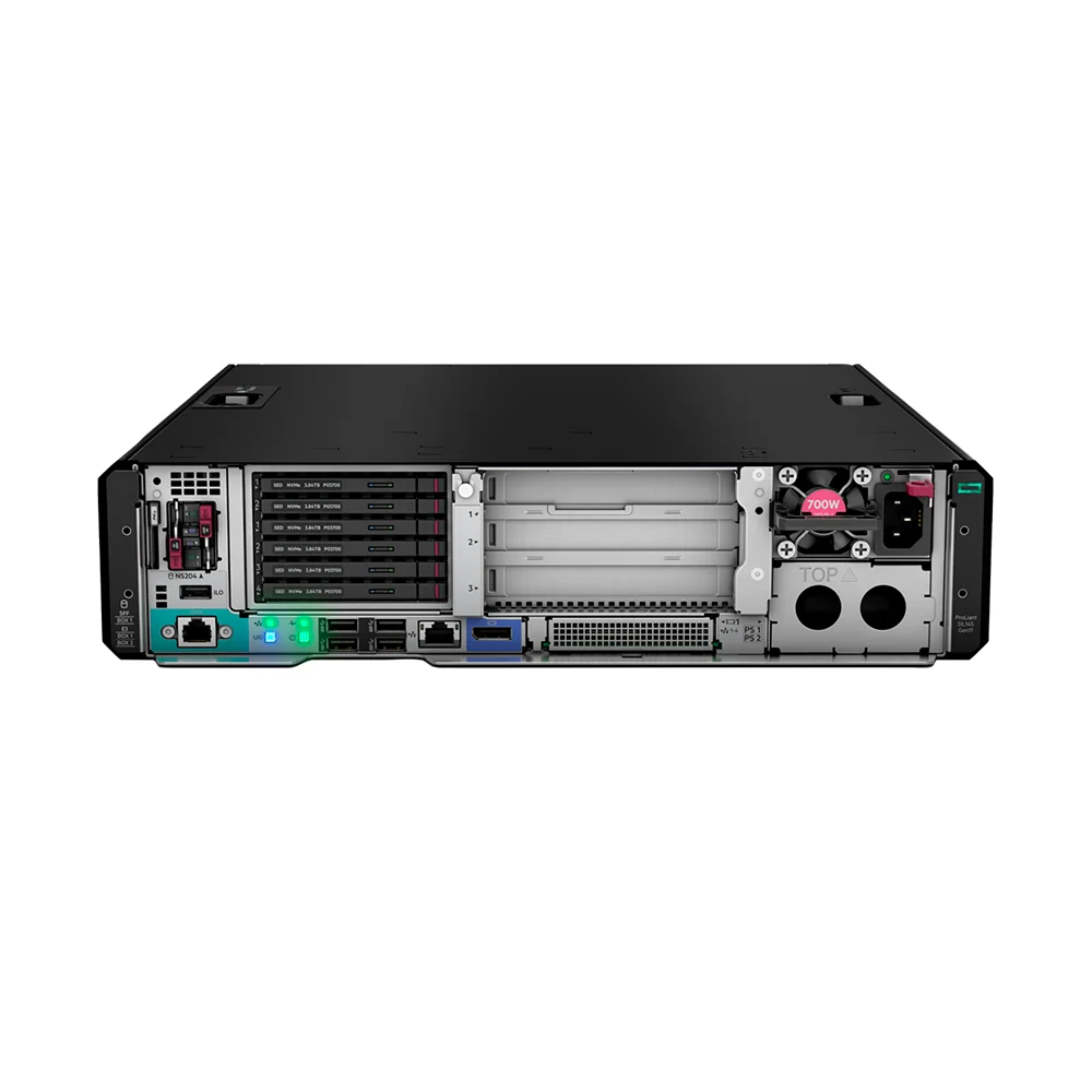 Servidor HPE ProLiant DL145 Gen11 2U AMD EPYC 8024P 32 GB RAM 2SFF 2x700W - P79811-DM5