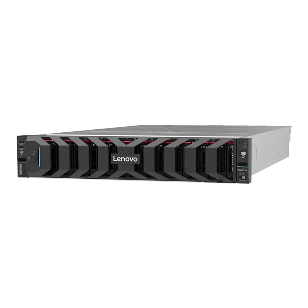 Servidor Lenovo ThinkSystem SR650 V4 Xeon 6505P 12 núcleos, 32 GB DDR5, rack 2U - 7DGD1003LA
